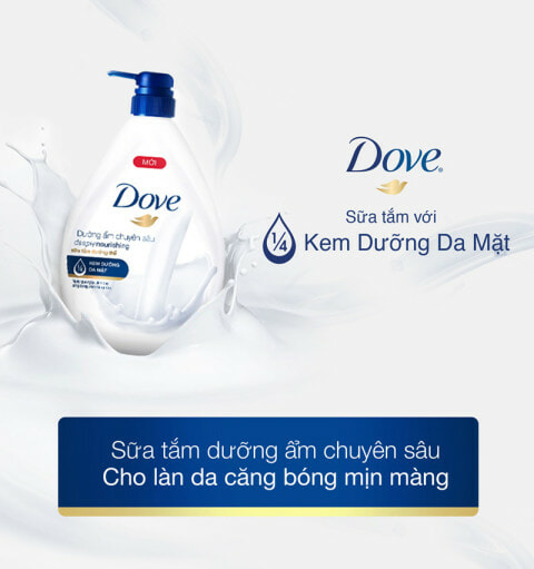 Sữa tắm tốt nhất hiện nay Dove Deeply Nourishing