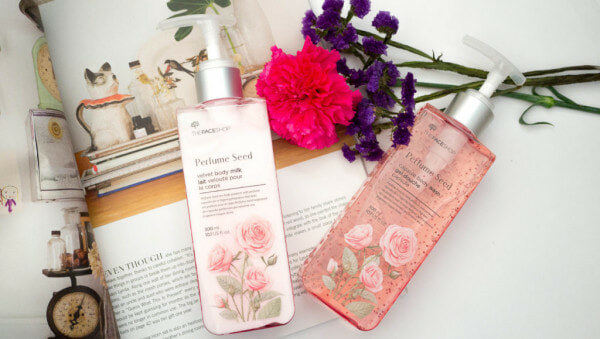 Dưỡng thể trắng da Perfume Seed White Peony Body Milk The Face Shop
