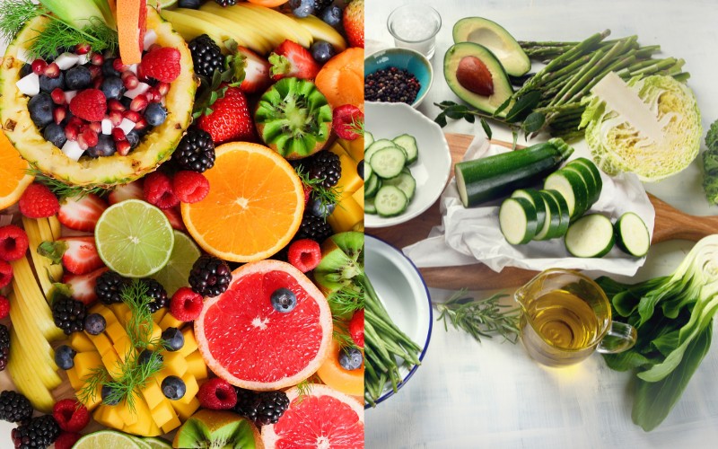 Bổ sung trái cây và rau củ quả để tăng sức đề kháng cho cơ thể sau nâng mũi