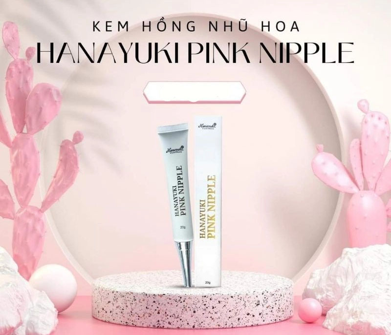 Kem làm hồng nhũ hoa Pink Nipple Hanayuki vô cùng an toàn và lành tính cho da vùng kín nhũ hoa