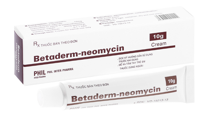 kem neomycin có khả năng trị ngứa viêm da do tróc vảy tiết bả nhờn