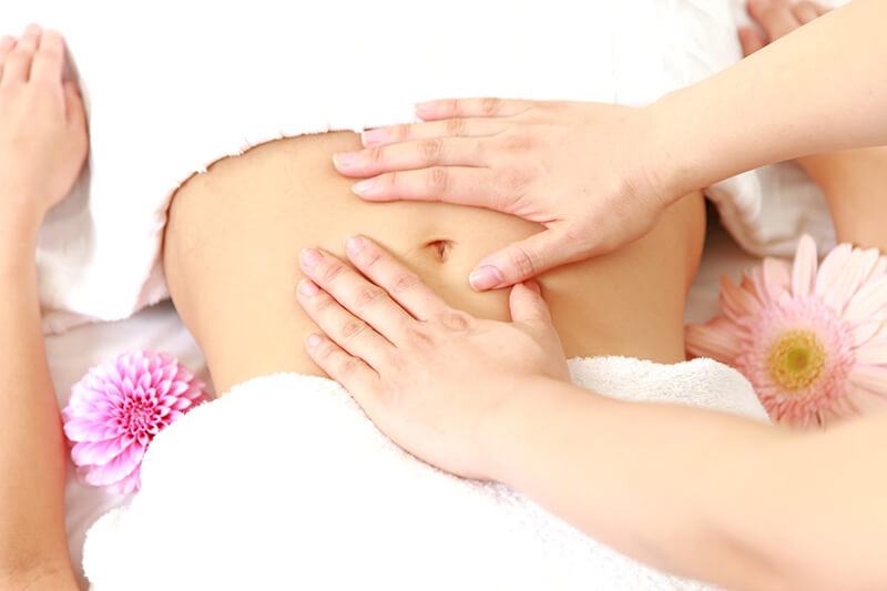 Kết hợp massage bụng giúp nâng cao hiệu quả giảm béo