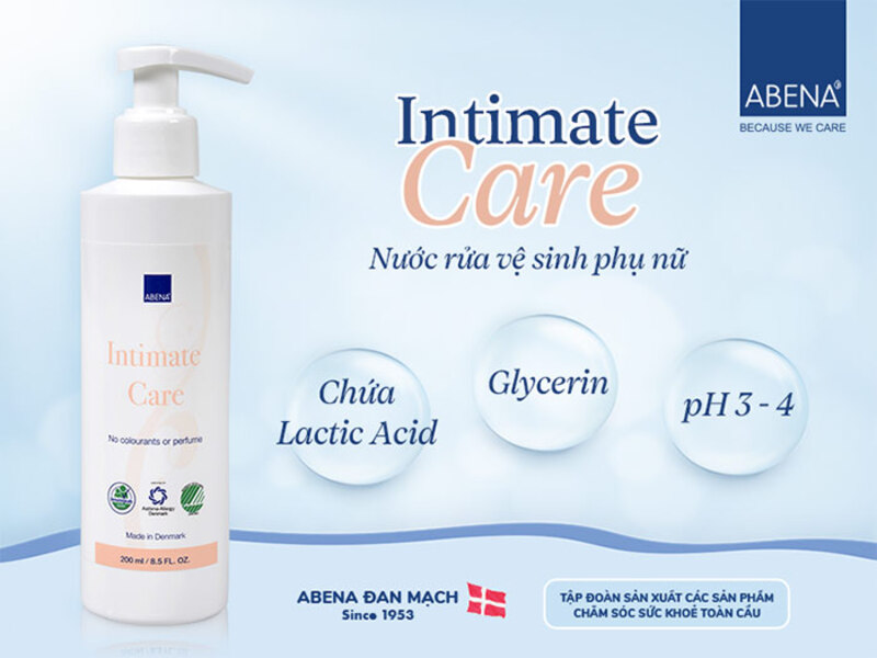 dung dịch vệ sinh abena intimate care