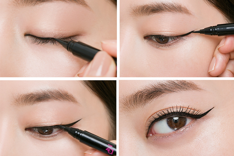 Sử dụng kẻ mắt eyeliner giúp tạo viền mắt rõ hơn