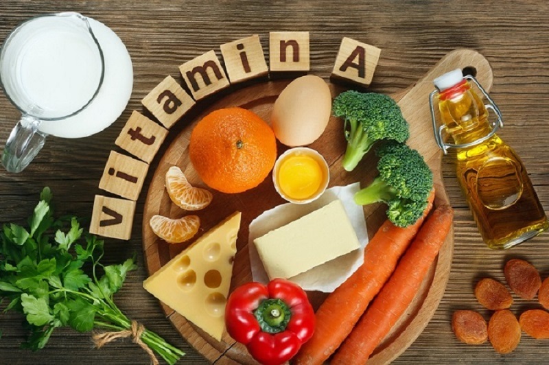 Tăng cường bổ sung thực phẩm giàu vitamin A, E